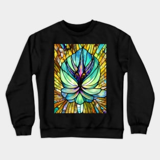 Stained Glass Lily Crewneck Sweatshirt